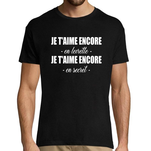 T-shirt homme Celine Dion Je t’aime Encore