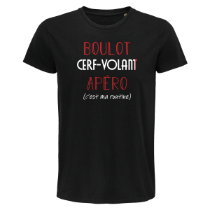 T-shirt homme Cerf-Volant C’est ma Routine