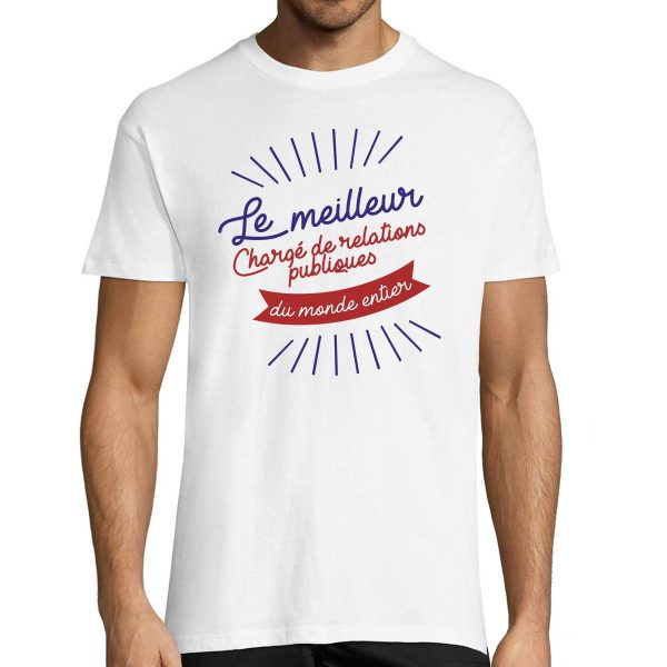 T-shirt homme Charge de relations publiques Le Meilleur du Monde