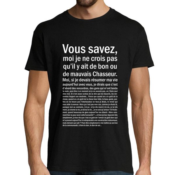T-shirt homme Chasseur Bonne ou Mauvaise Situation