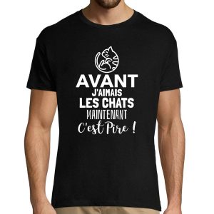 T-shirt homme Chat – Chaton Maintenant C’est Pire T-shirt homme Chat – Chaton Maintenant C’est Pire
