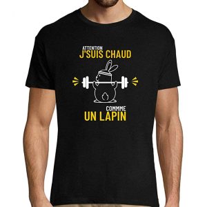 T-shirt homme Chaud Lapin Crossfit T-shirt homme Chaud Lapin Crossfit