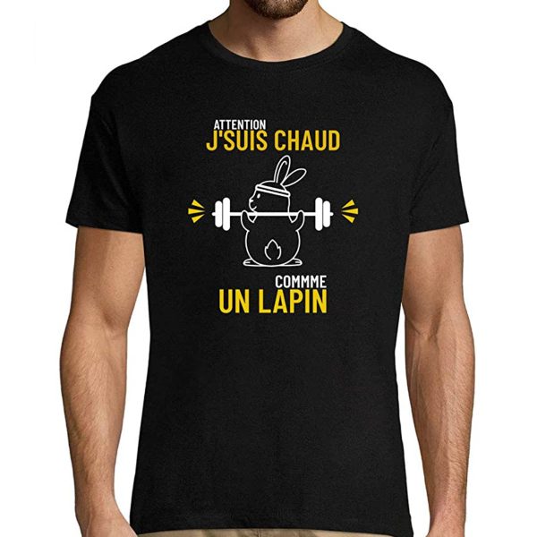 T-shirt homme Chaud Lapin Crossfit