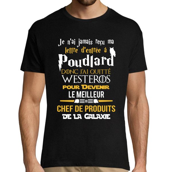 T-shirt homme Chef De Produits Galaxie