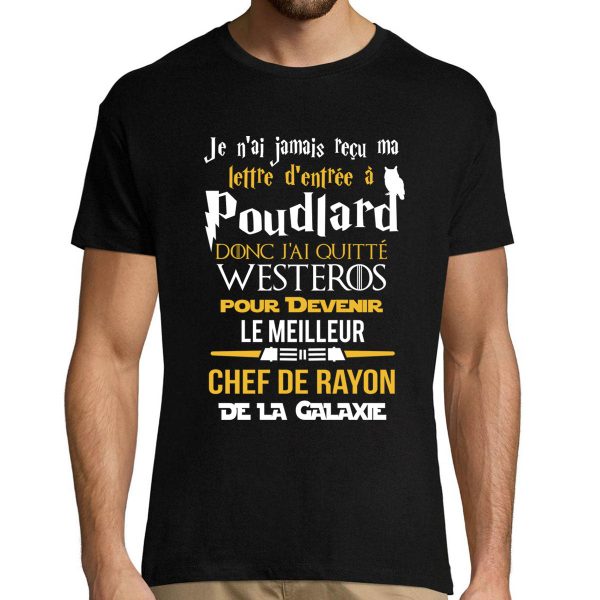 T-shirt homme Chef De Rayon Galaxie