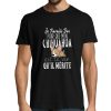 T-shirt homme Chihuahua  Je Travaille Dur