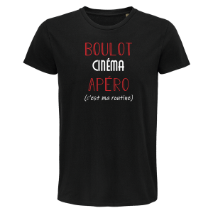 T-shirt homme Cinema C’est ma Routine