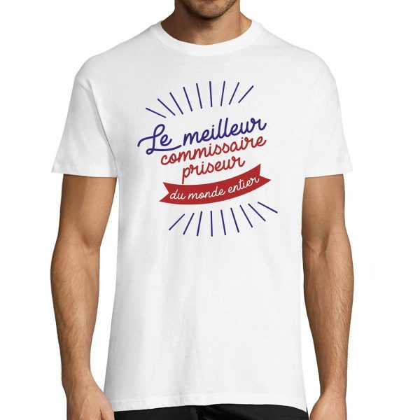 T-shirt homme Commissaire priseur Le Meilleur du Monde