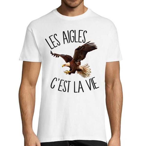 T-shirt homme aigles c’est la vie