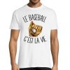 T-shirt homme baseball c’est la vie