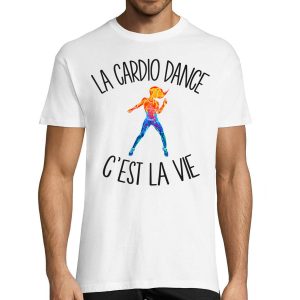 T-shirt homme cardio dance c’est la vie