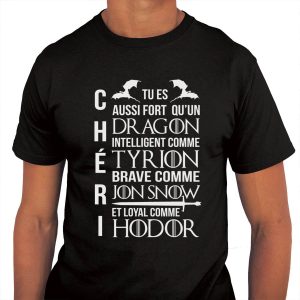 T-shirt homme cheri Game Of Thrones T-shirt homme cheri Game Of Thrones