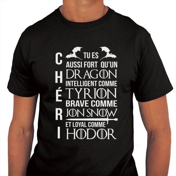 T-shirt homme cheri Game Of Thrones