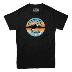Beautiful British Columbia BC Whale T-shirt