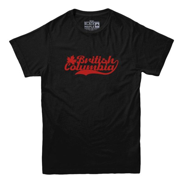 British Columbia Retro Baseball Logo T-shirt