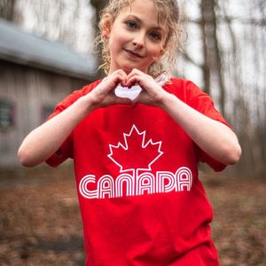 Canada Day Retro Design T-shirt