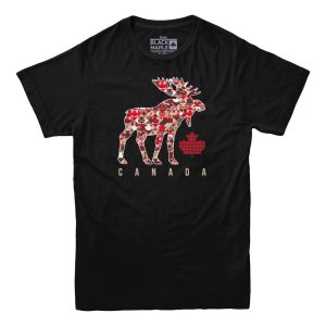 Canada Moose Patchwork T-shirt