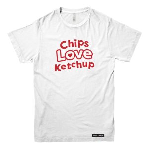 Chips Love Ketchup T-shirt