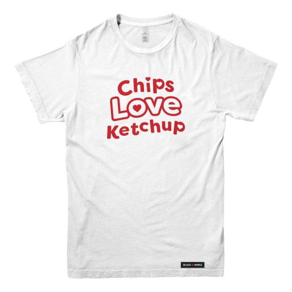 Chips Love Ketchup T-shirt
