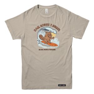 Dam Right I Surf Beaver T-shirt