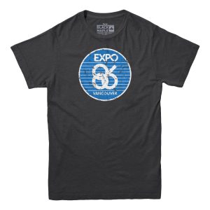 Expo 86 Retro Stripe Logo T-shirt