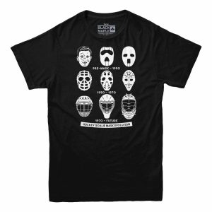 Hockey Goalie Mask Evolution T-shirt