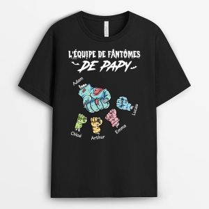 L’Equipe Des Fantomes Halloween De Papy – T-shirt Personnalise Papy