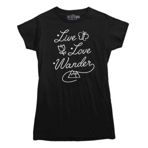 Live Love Wander Womens T-shirt