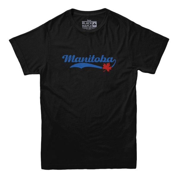 Manitoba Retro Baseball Logo T-shirt