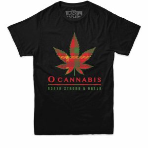 O Cannabis Tartan T-shirt