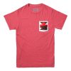Patchwork Bear Pocket T-Shirt