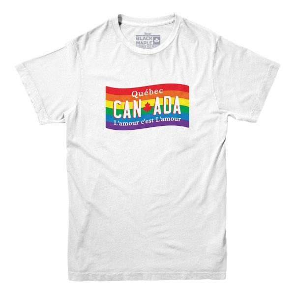 Quebec L’amour c’est L’amour T-shirt