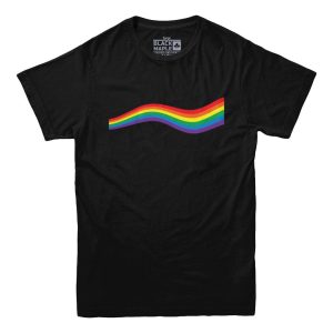 Rainbow Wave Pride Flag T-shirt