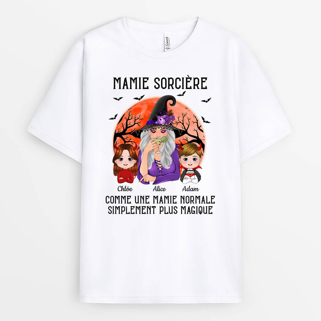 T shirt Personnalise Mamie – T shirt Halloween Femme T shirt Personnalise Mamie – T shirt Halloween Femme