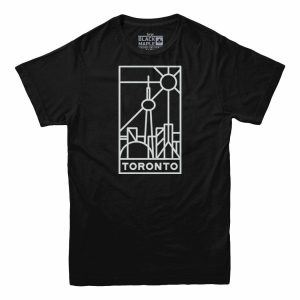 Toronto Stained Glass Light Print T-shirt