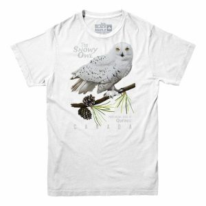 Quebec Snowy Owl Provincial Bird T-shirt