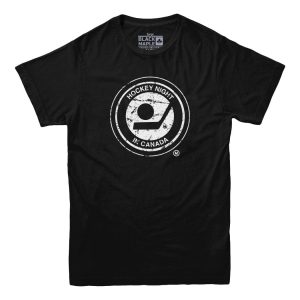 Retro Hockey Night In Canada Distressed Logo T-shirt
